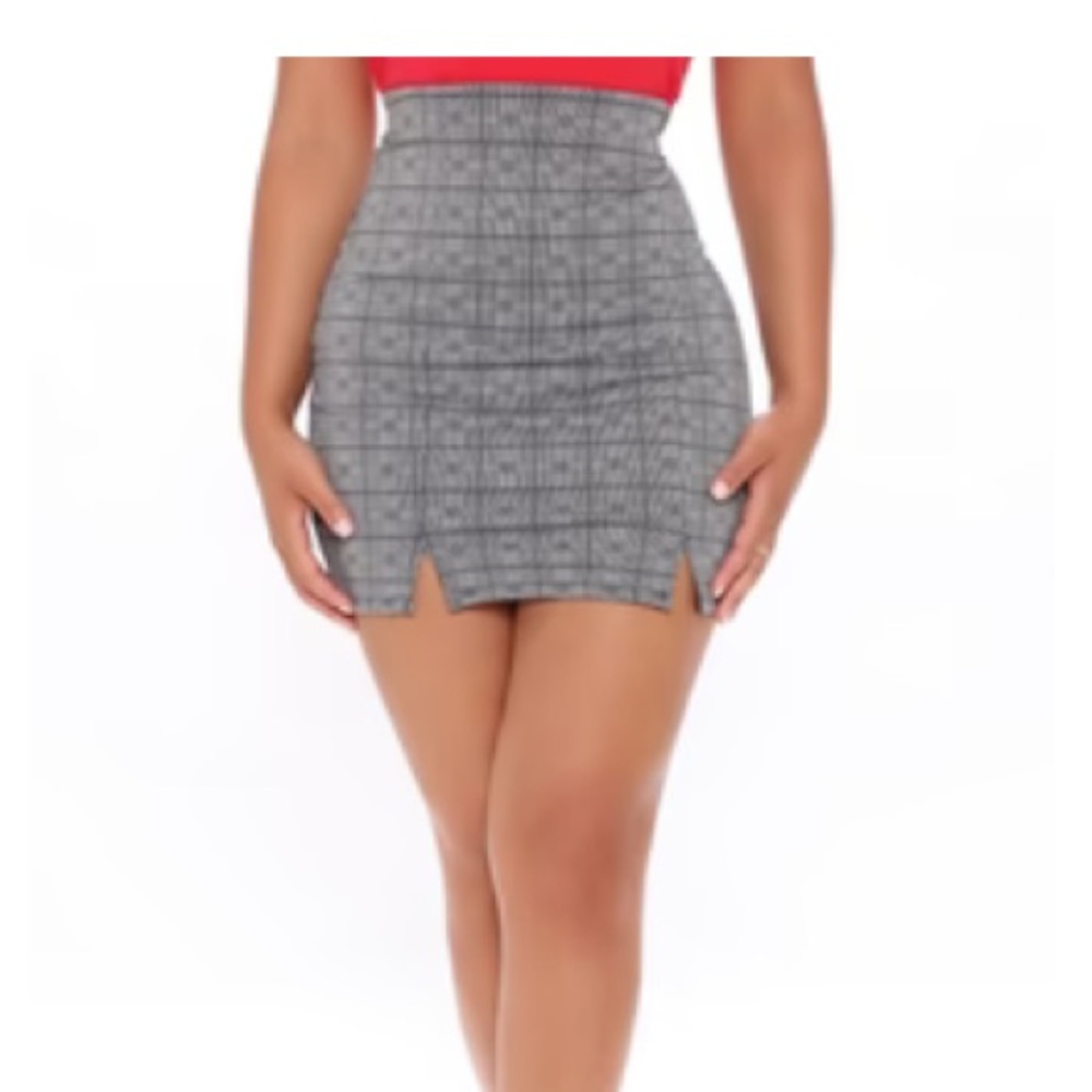 Plaid skirt